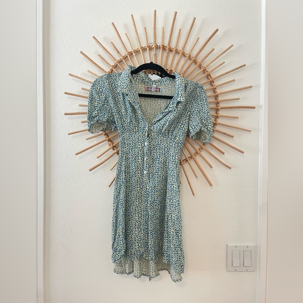 Urban Outfitters Blue Floral Dress